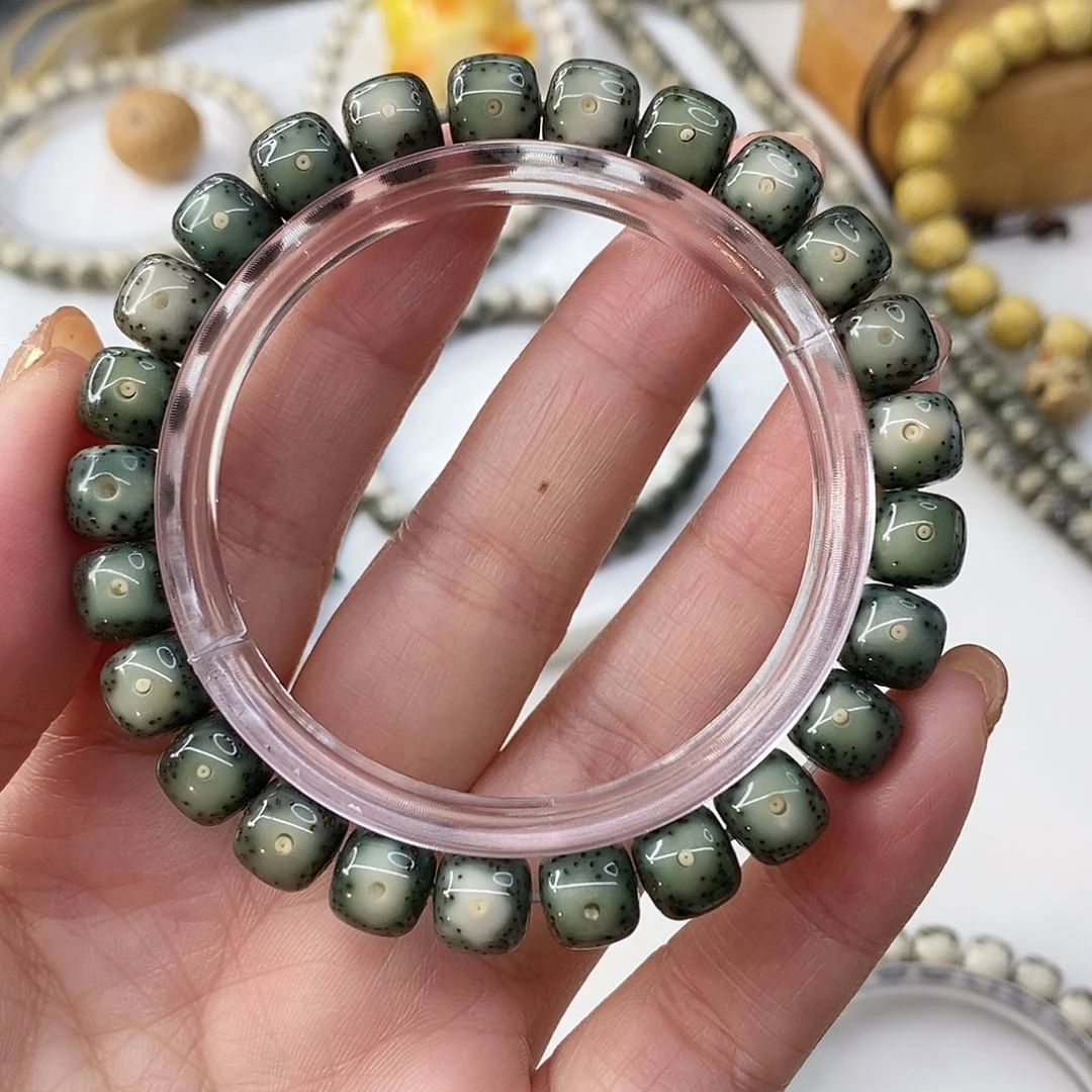 星月菩提手串十****生卡9帝王绿大天眼