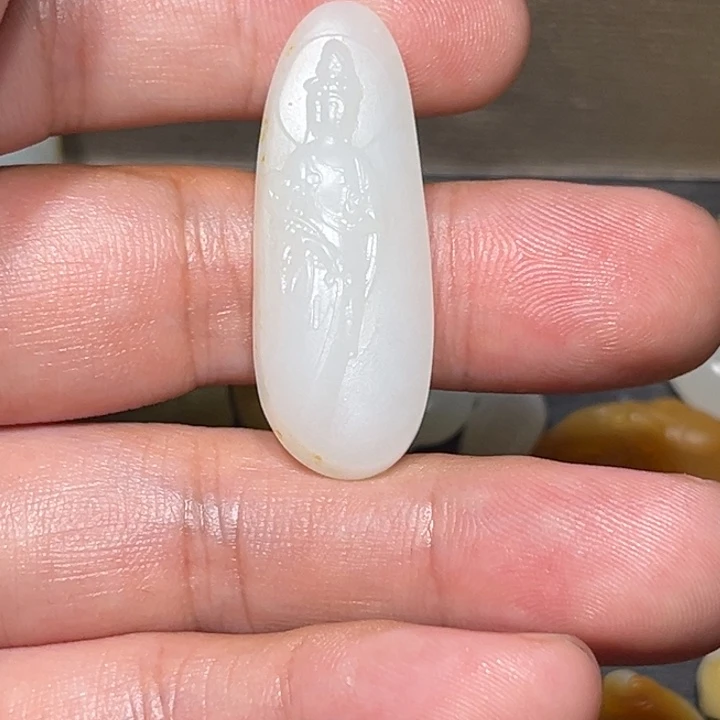 好***人颈饰未镶嵌和田玉