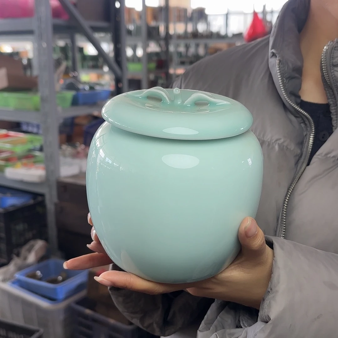 龙泉云间青瓷小米茶器