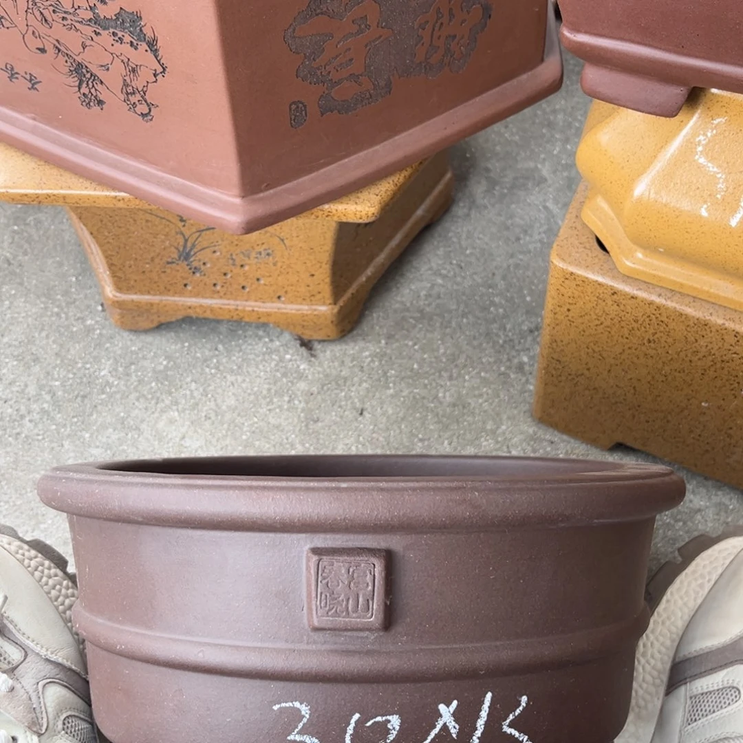 紫砂花盆盆景艺术