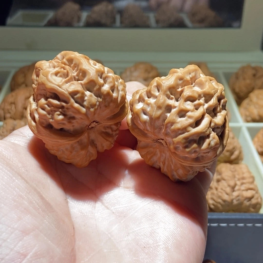 把件文玩核桃40延庆精品三角蛙