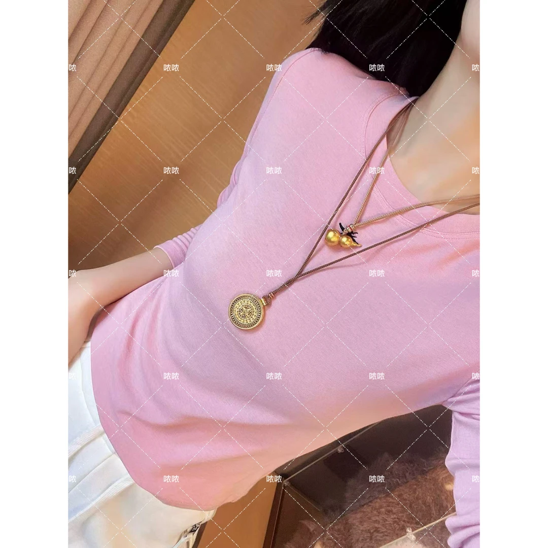 哝NONG-【蜜蜂刺绣】2025秋冬新款蜜蜂刺绣后背数字上衣0792442