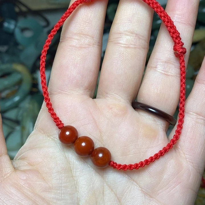 南红玛瑙未镶嵌颈饰