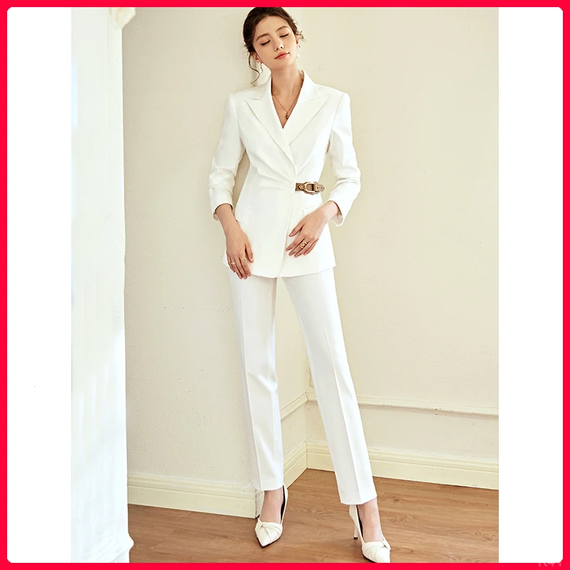 气质女神范收腰黑色西装上班服五星级时尚减龄工装样品屋展示中心