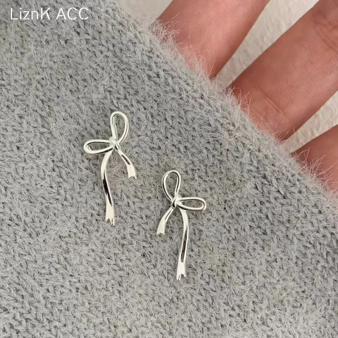 925银耳饰 【XX】时尚气质爆款高级感蝴蝶结耳钉