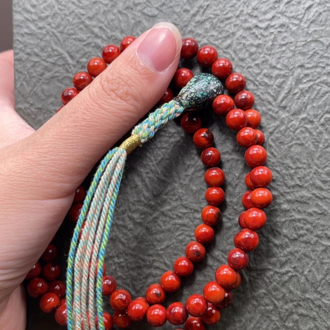 南红玛瑙未镶嵌配饰6.8mm