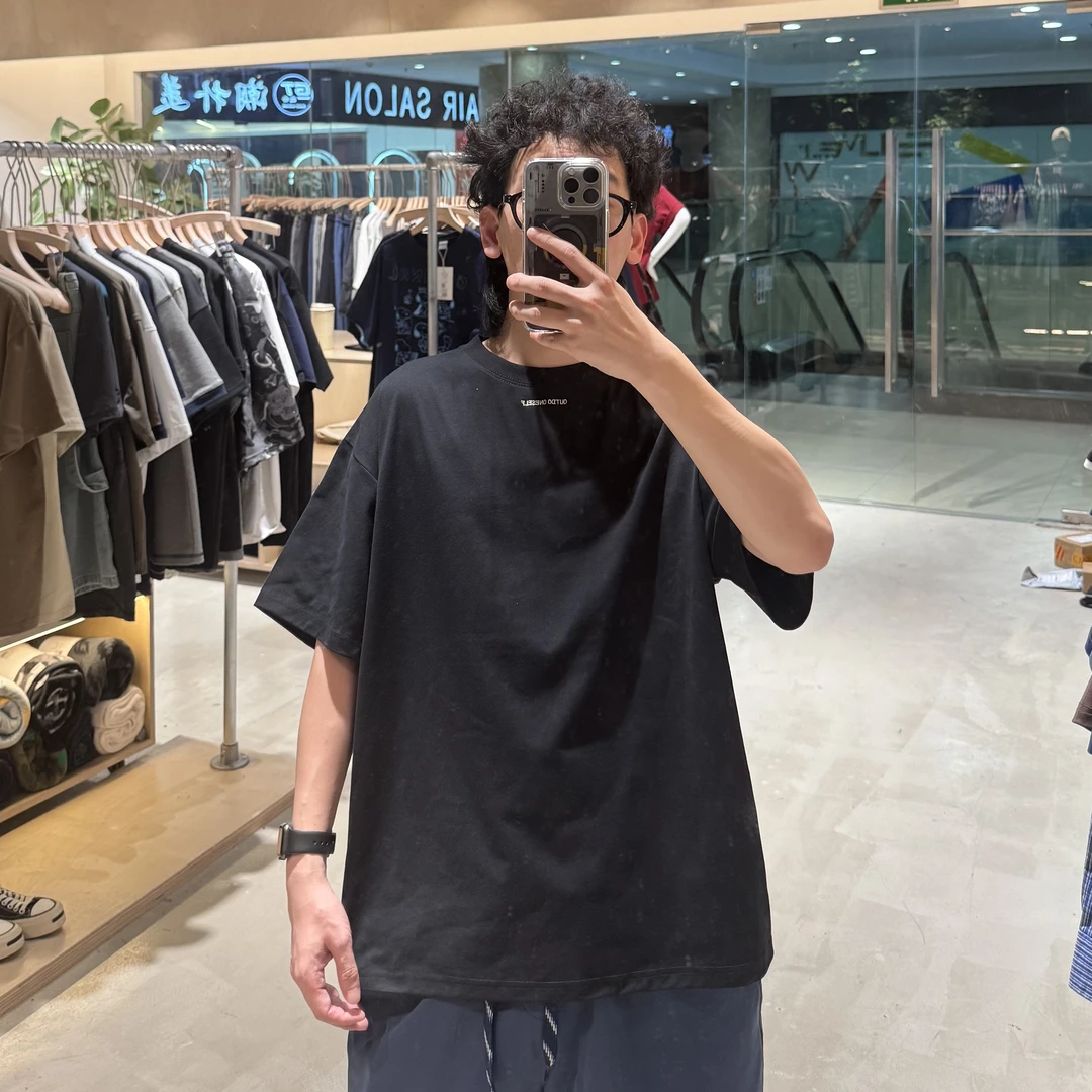 夏季新款短袖夏季日系刺绣宽松情侣百搭 LF24150