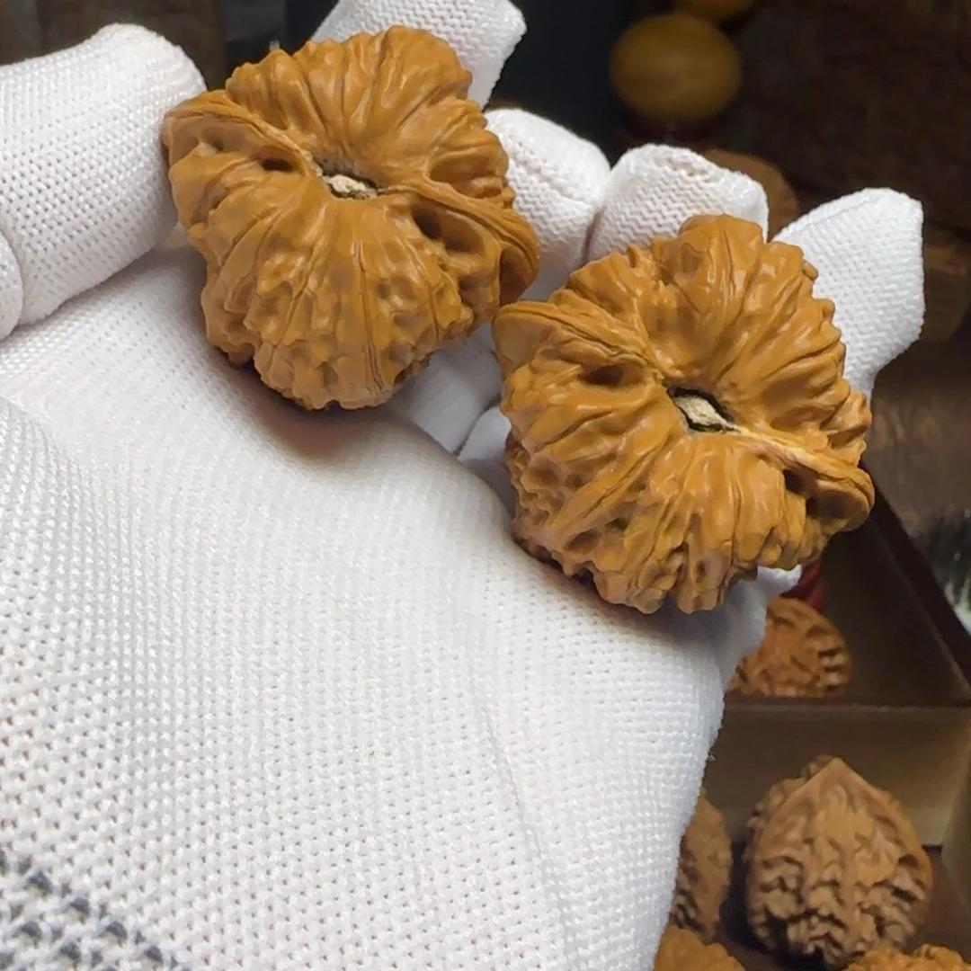 把件文玩核桃平谷凹底