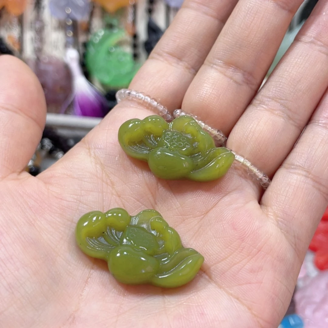 【闪购商品】未镶嵌岫玉颈饰?****࿐66耳坠