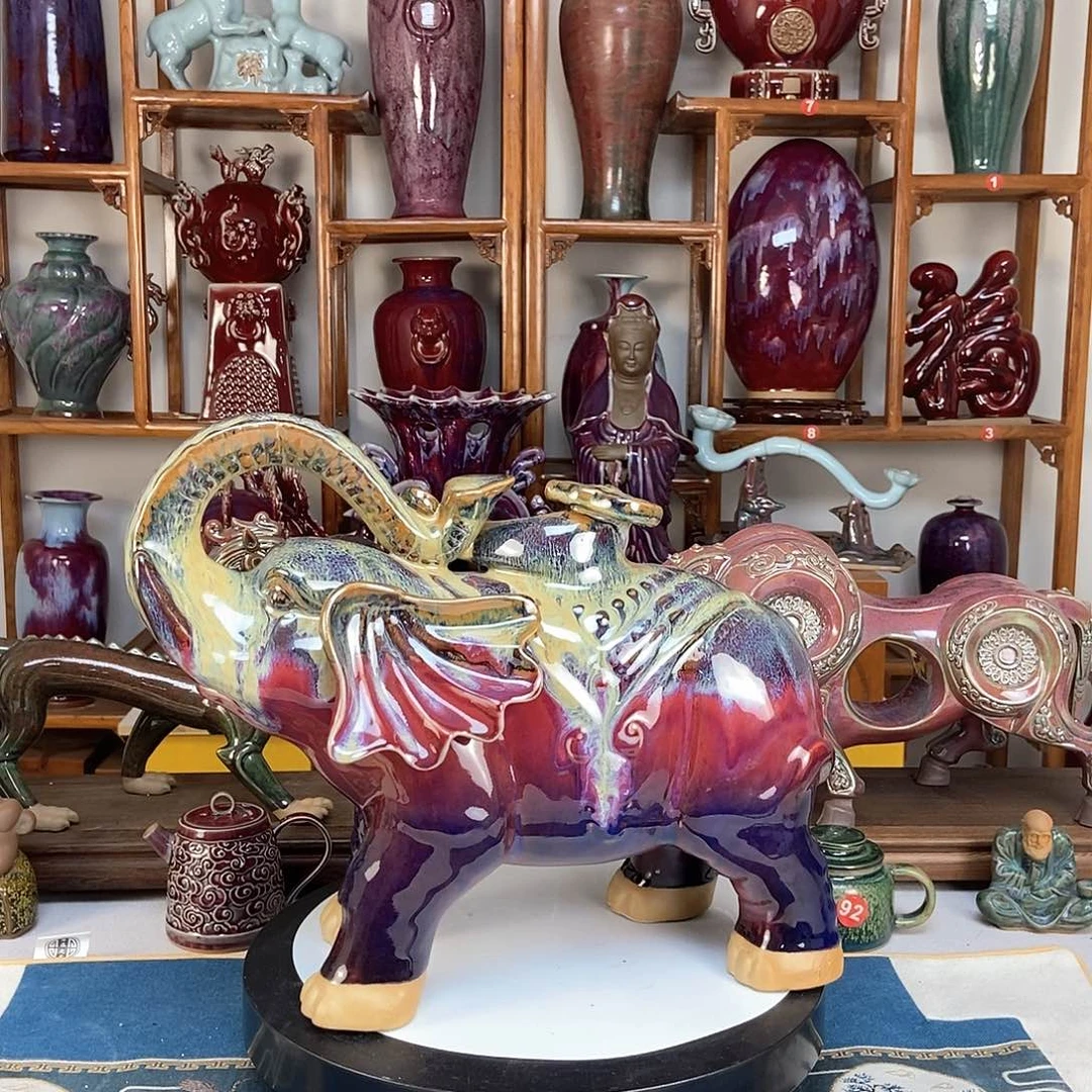 摆件五大名窑钧瓷023