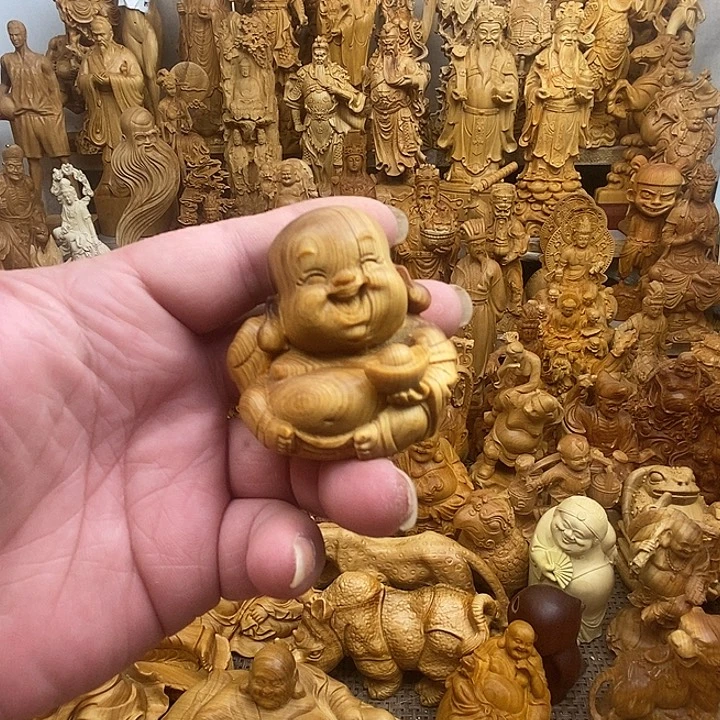 柏木（崖柏）弥勒佛