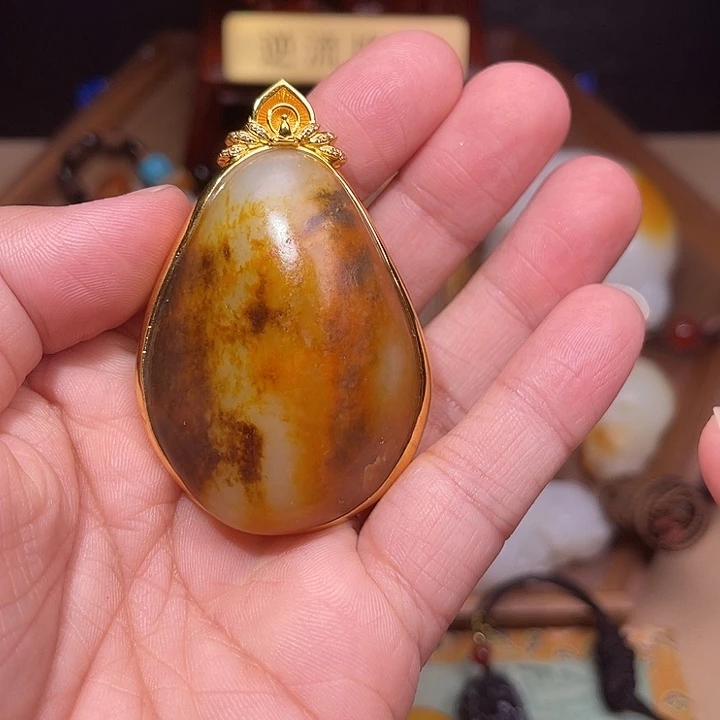 #***#和田玉未镶嵌颈饰