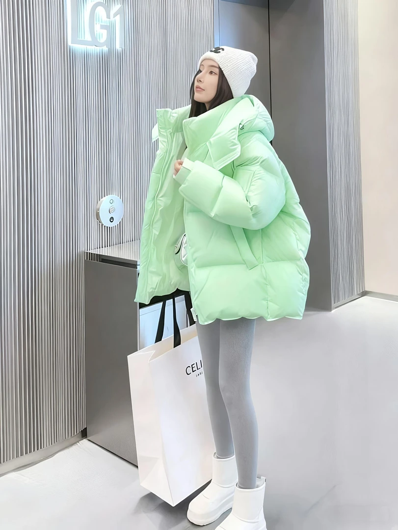 粉丝福利棉衣女限购女装冬季连帽洋气宽松时尚耐磨冬季大码韩版