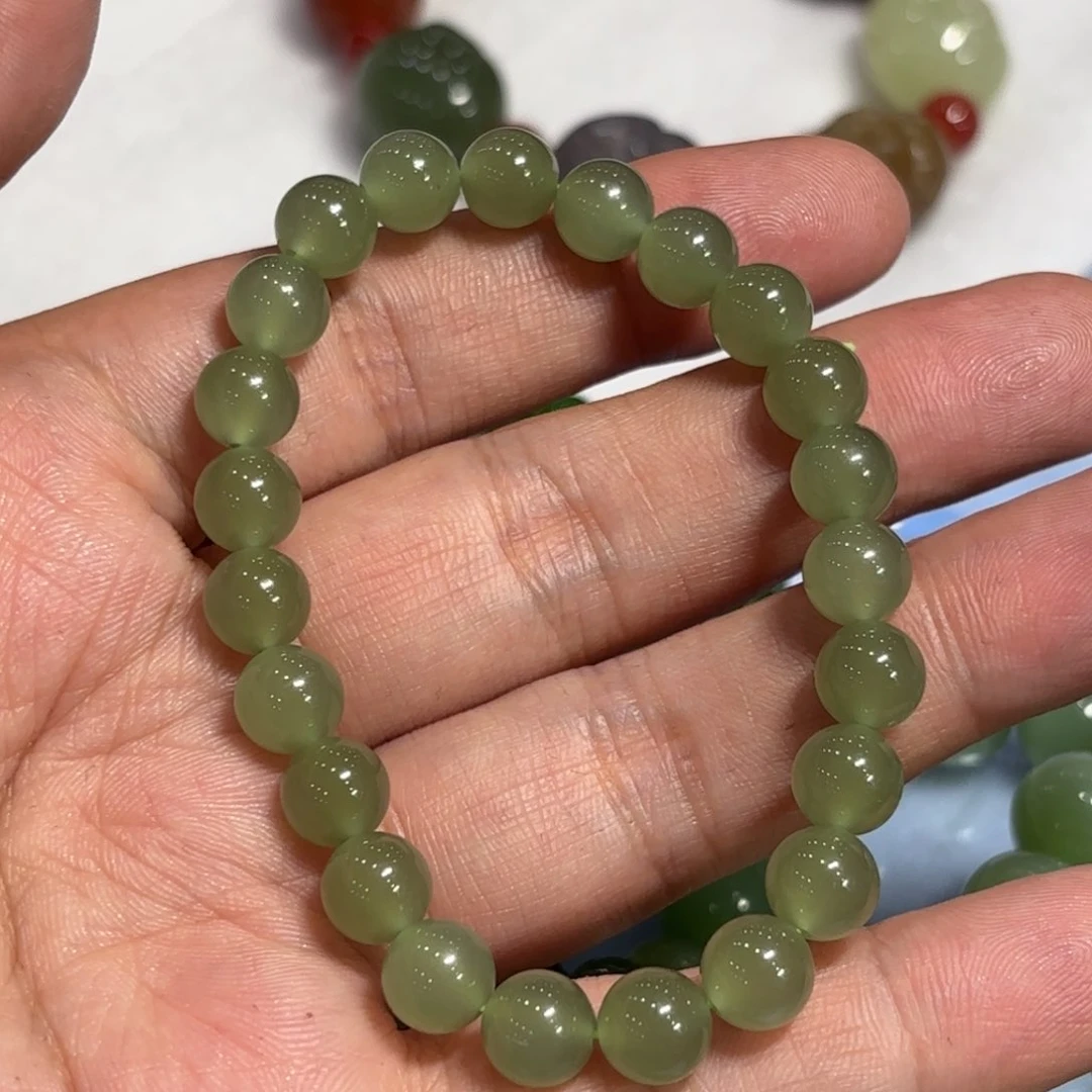 定制和田玉手串卡8