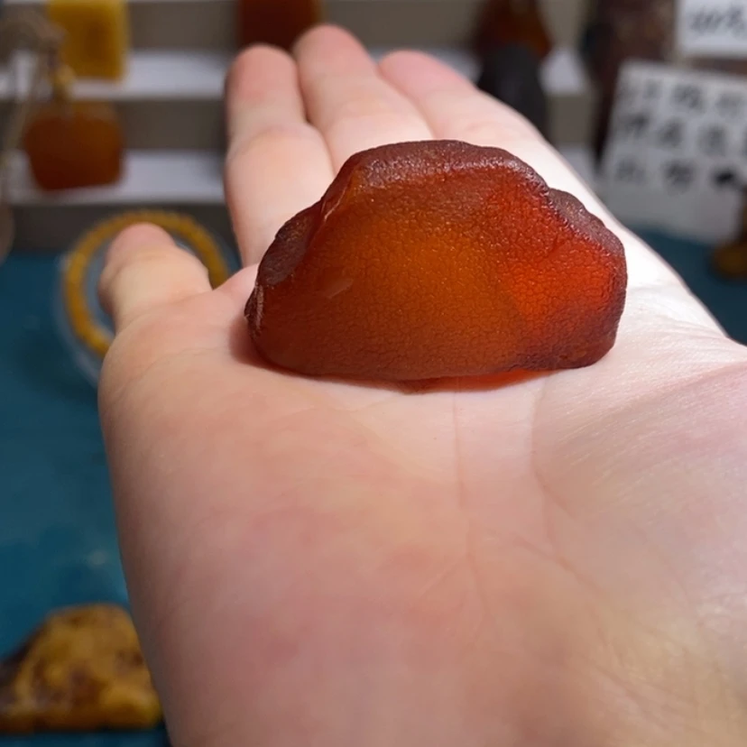 【闪购商品】未镶嵌琥珀珠宝奇石7