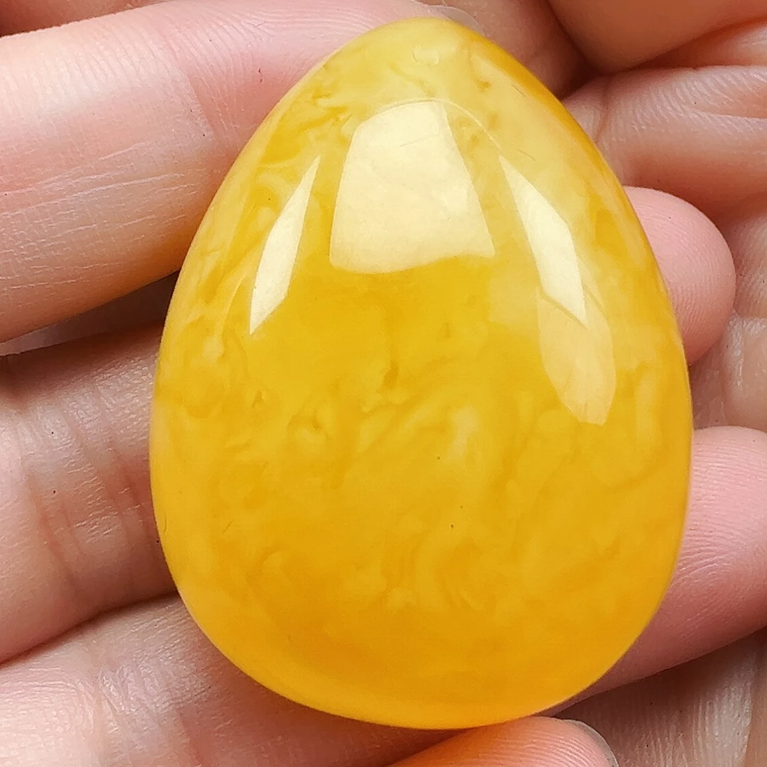 蜜蜡未镶嵌珠宝奇石焦皮料蜜蜡水滴挂坠