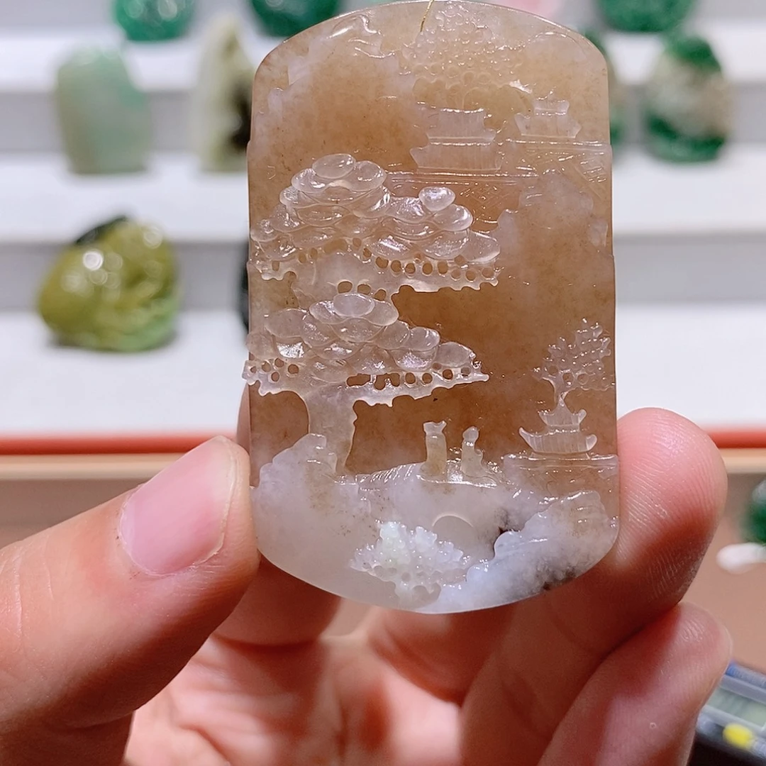 未镶嵌独山玉吊坠