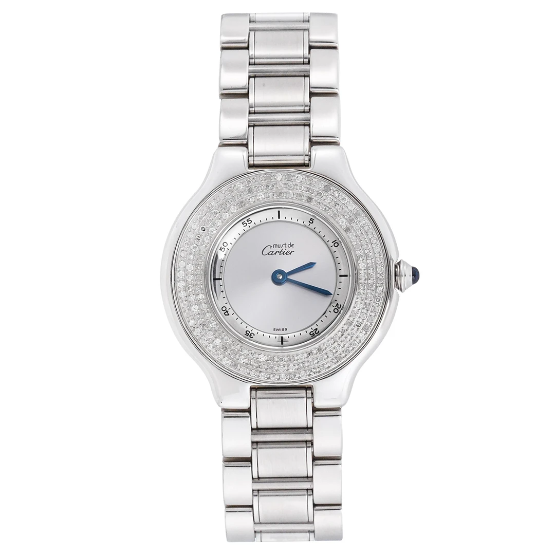 99新 Cartier/卡地亚 【双十一特惠】21世纪31mm表/后钻/WHP038014