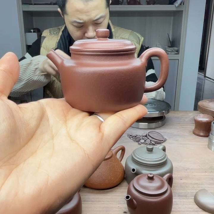 茶壶紫砂工艺师顾晨静半手德中115cc