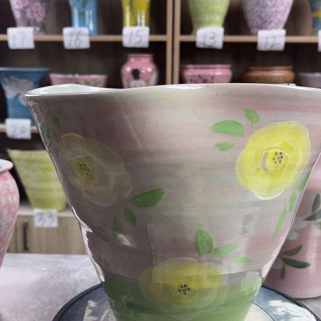 景德镇陶瓷花盆花盆