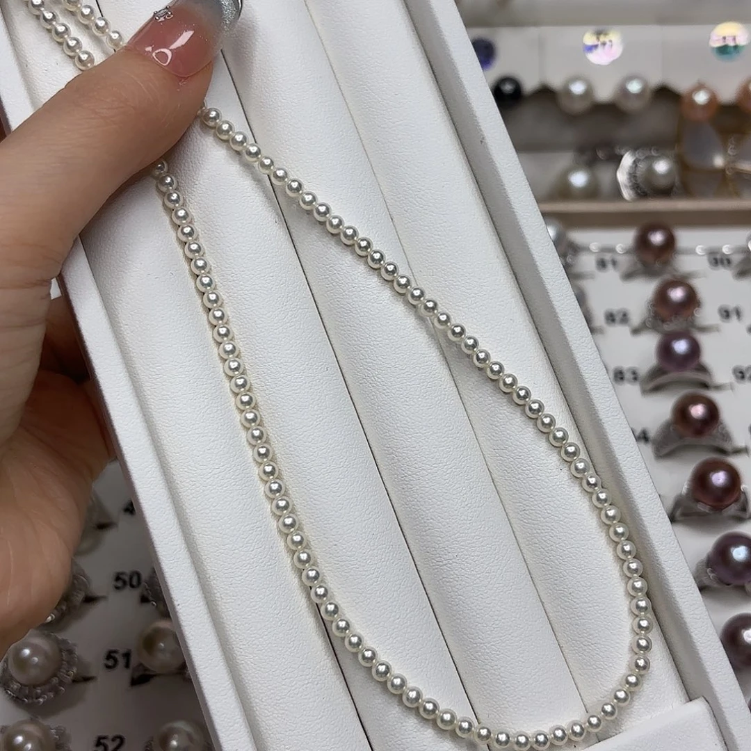 终***、银S925镶嵌淡水珍珠戒指