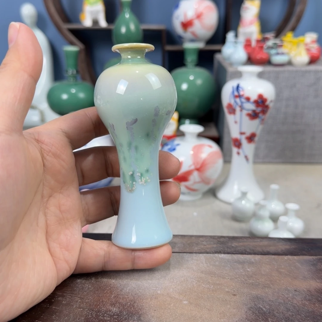 陶瓷手工小花器摆件