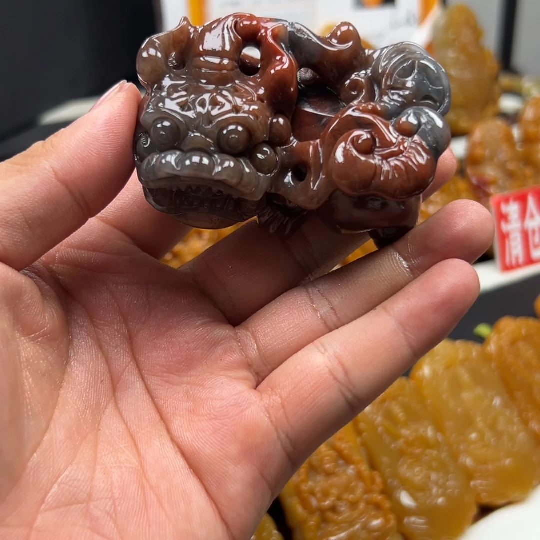 石英质玉（黄龙玉）未镶嵌多样性发货，发其一