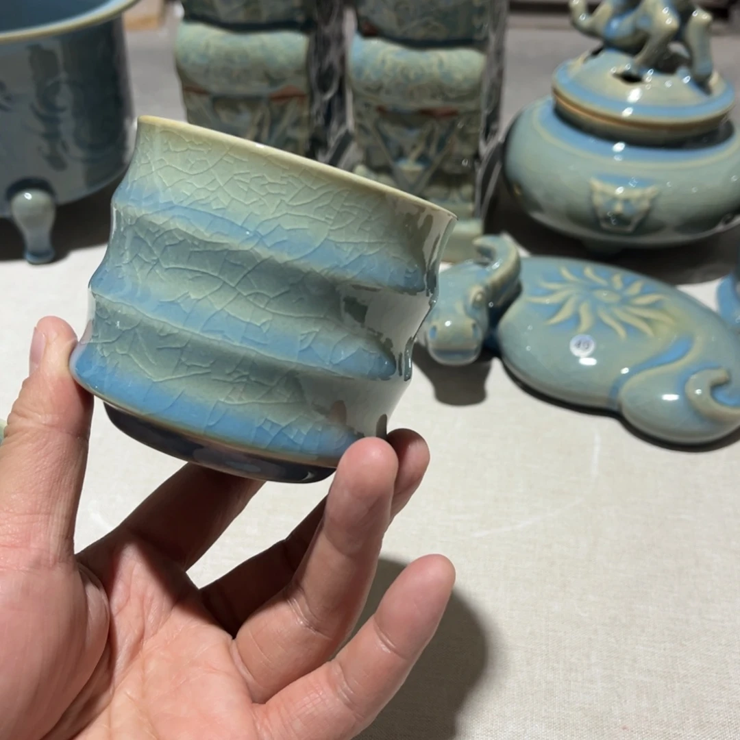 【闪购商品】微瑕大竹节杯