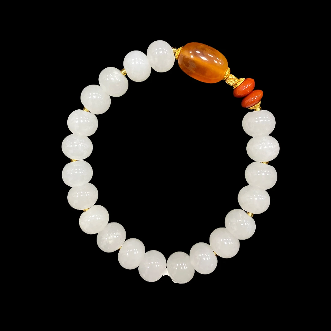 V8024和田玉手串（孤品