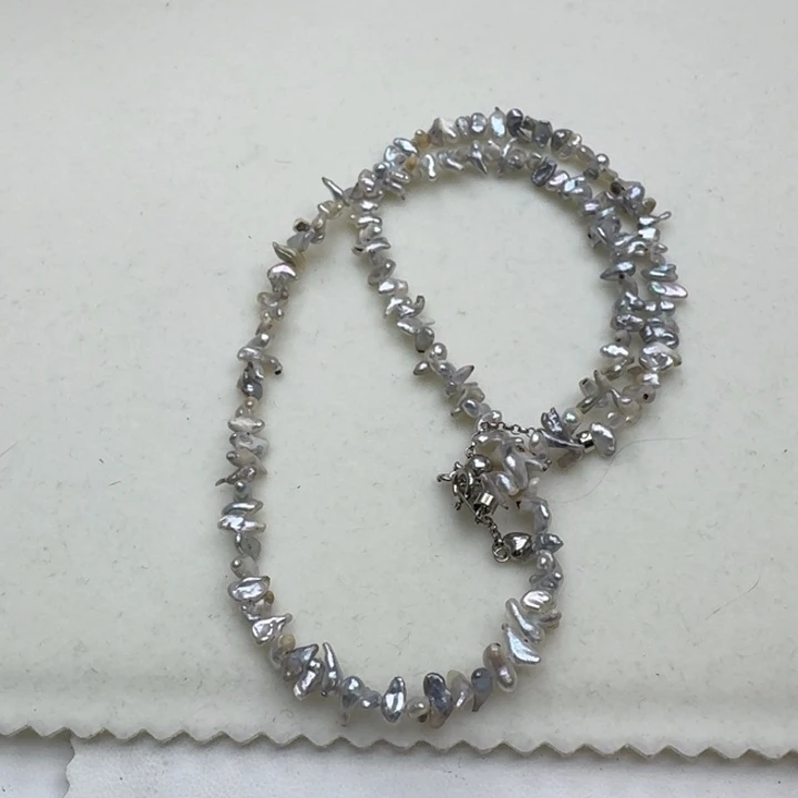 颈饰银S925镶嵌海水珍珠