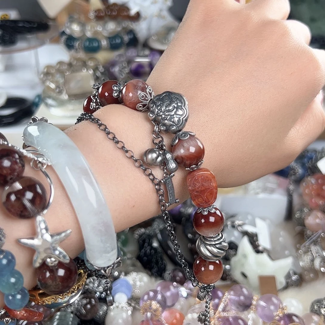 水晶手链未镶嵌猫*?