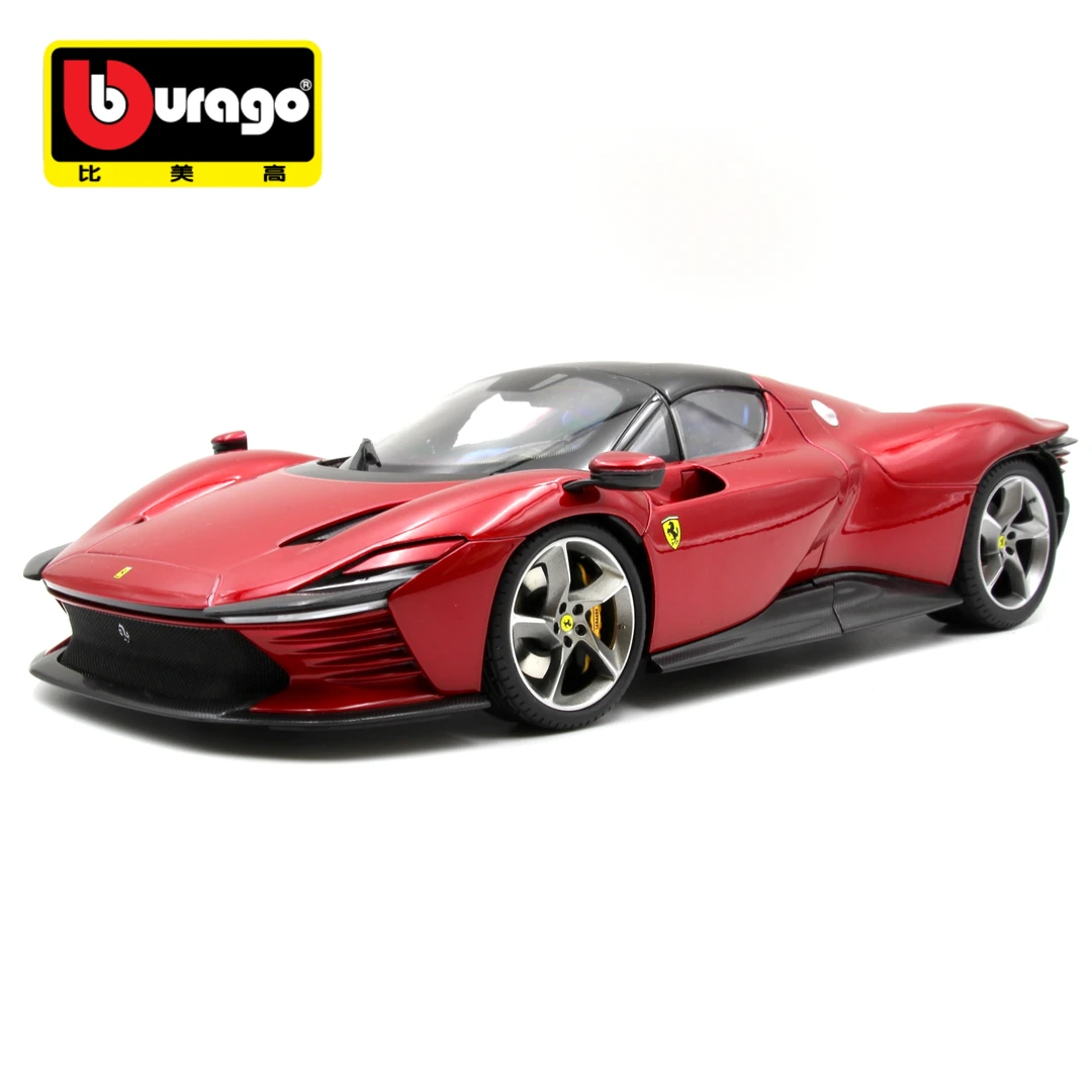 burago/比美高1:18 法拉利 sp3 金属红 静态合金车模精致礼物模型