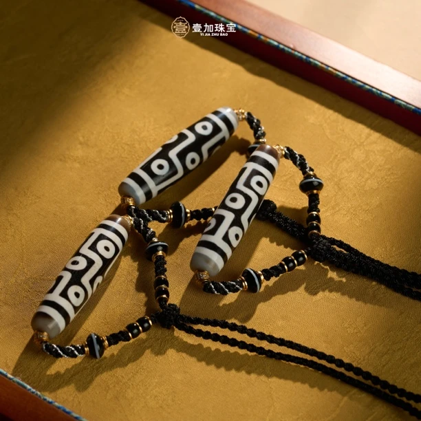 壹加师姐｜手工设计横版九玛瑙项链多样性发一个