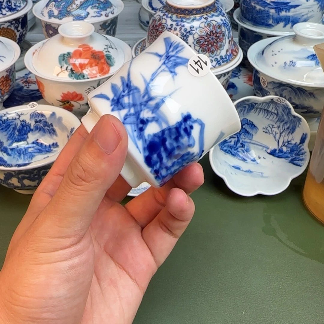 彦祖纯手工手绘茶具141