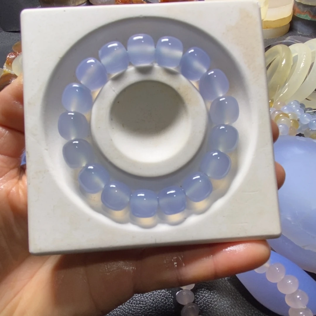 玛瑙/玉髓未镶嵌手链