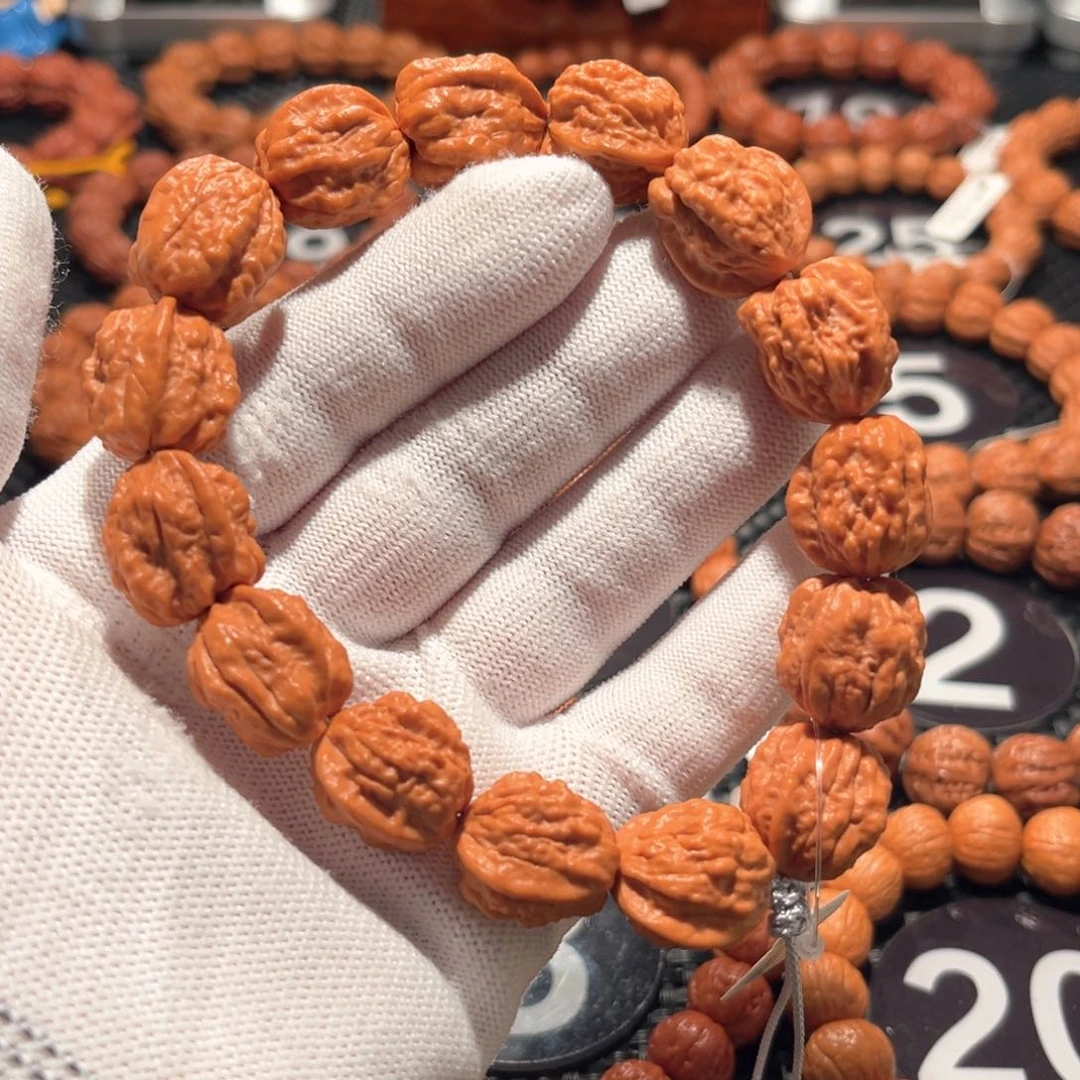 手串文玩核桃好*?核桃手串1.7尺寸全品