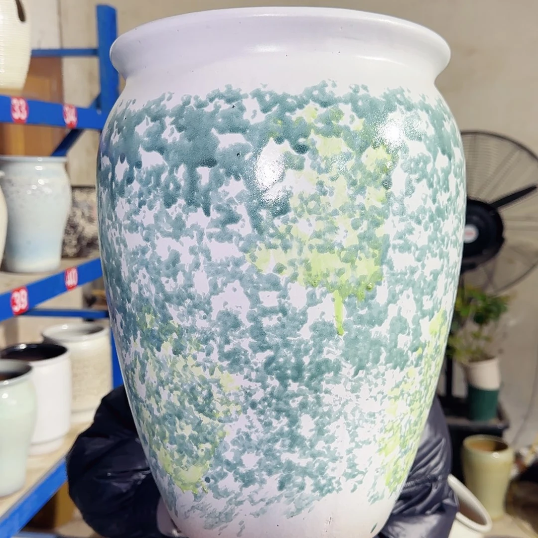 紫砂花盆高35口25