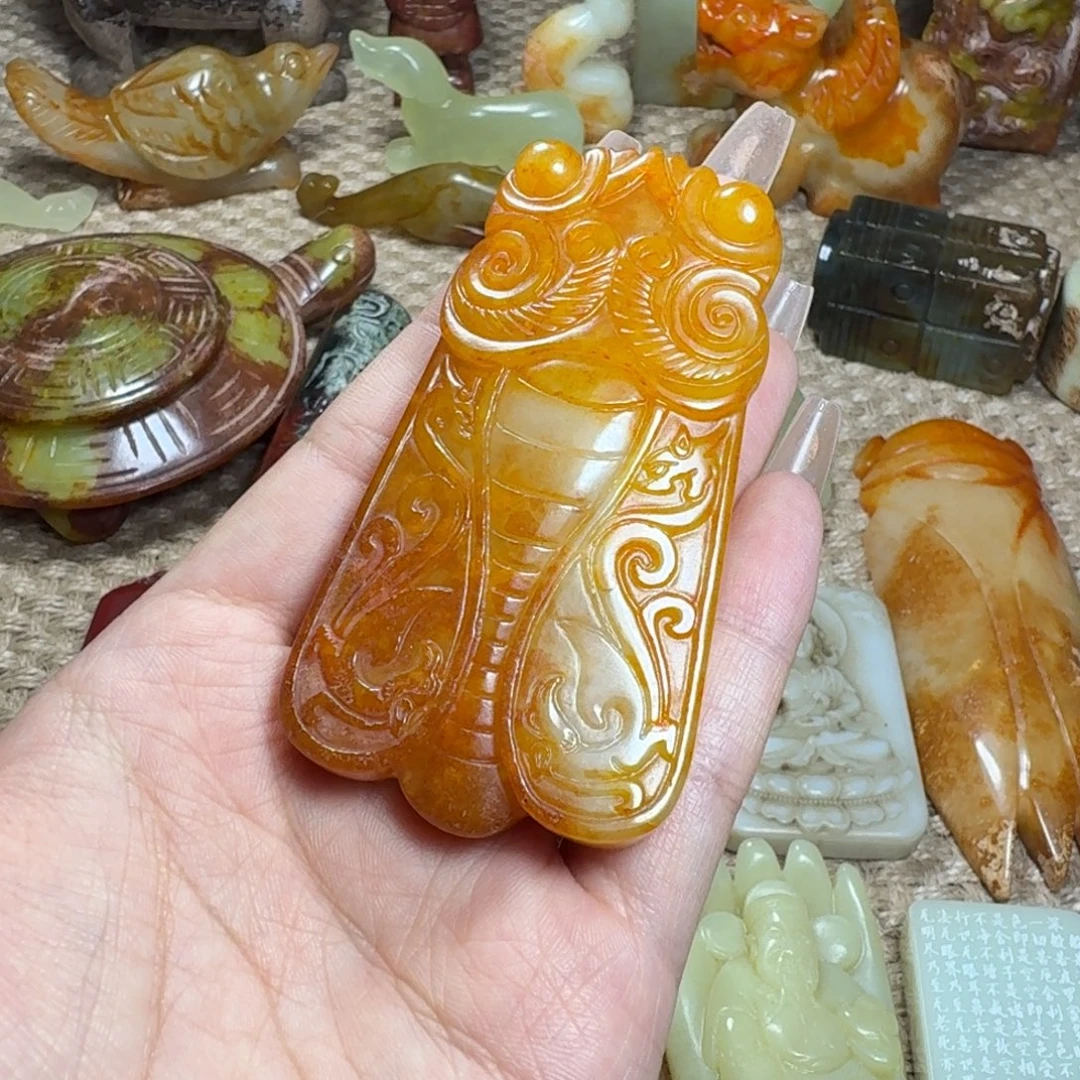 白玉菩提吊坠挂件