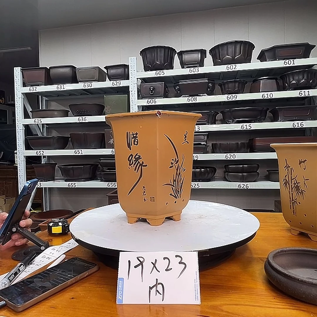 爱***家紫砂花盆宜兴紫砂28号