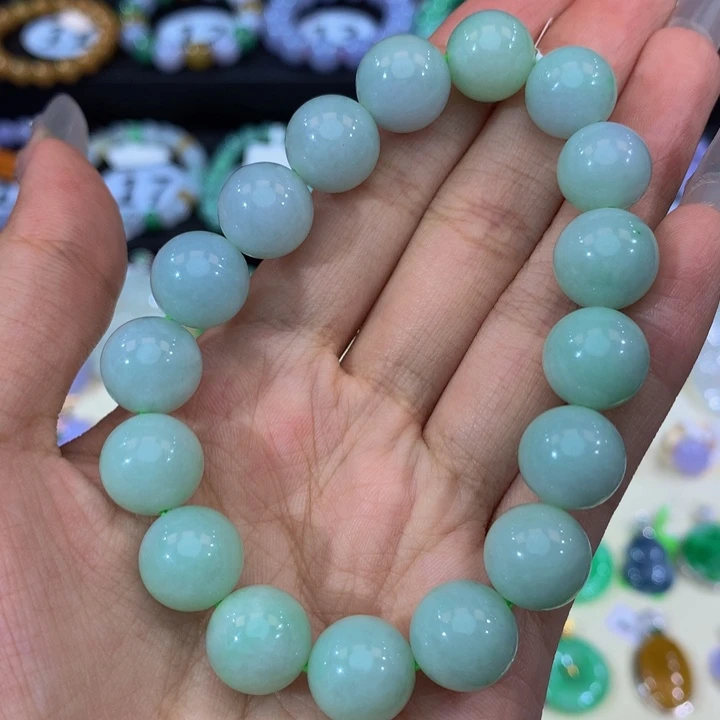 未镶嵌手串翡翠翡翠12