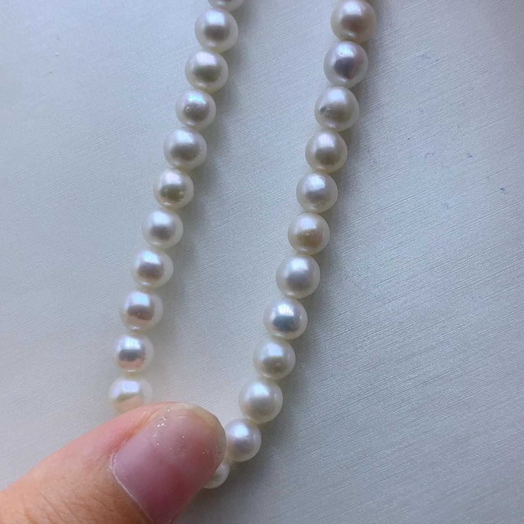 银S925镶嵌手绳淡水珍珠