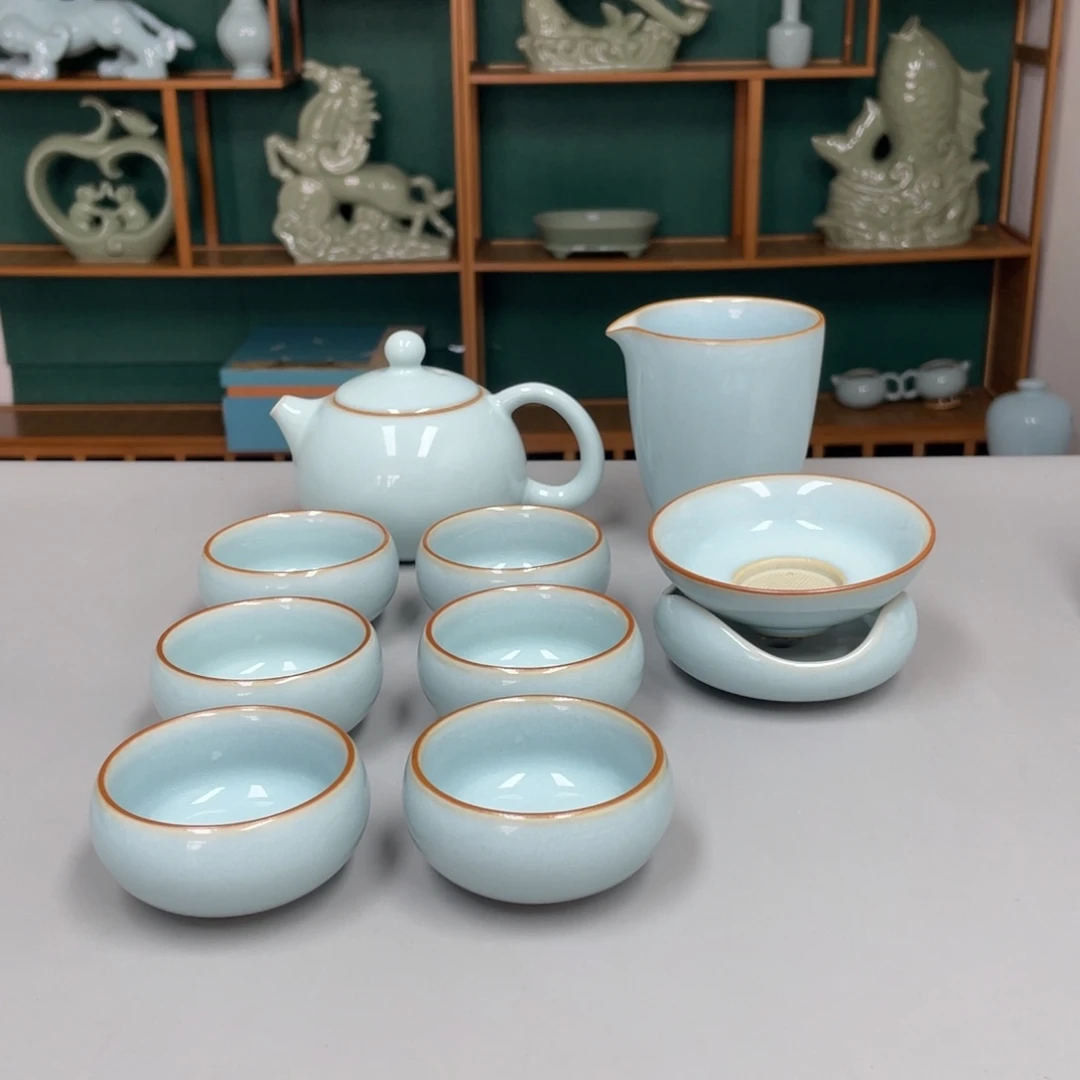 瓷西施壶套装带礼盒