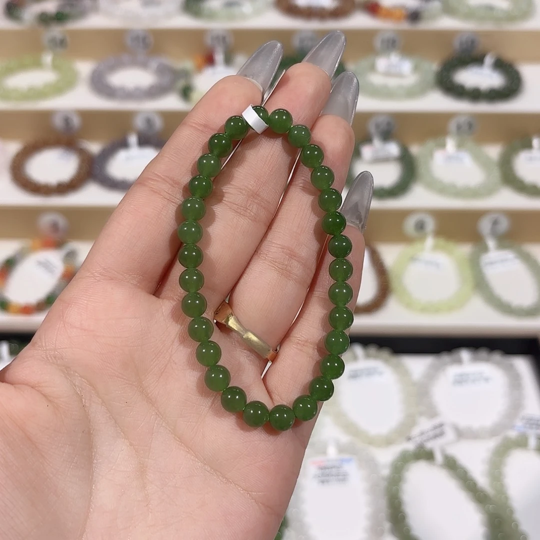 和田玉手链未镶嵌y