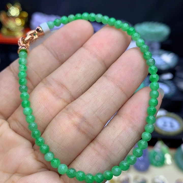 未镶嵌手链翡翠有***甜翡翠 3.8 