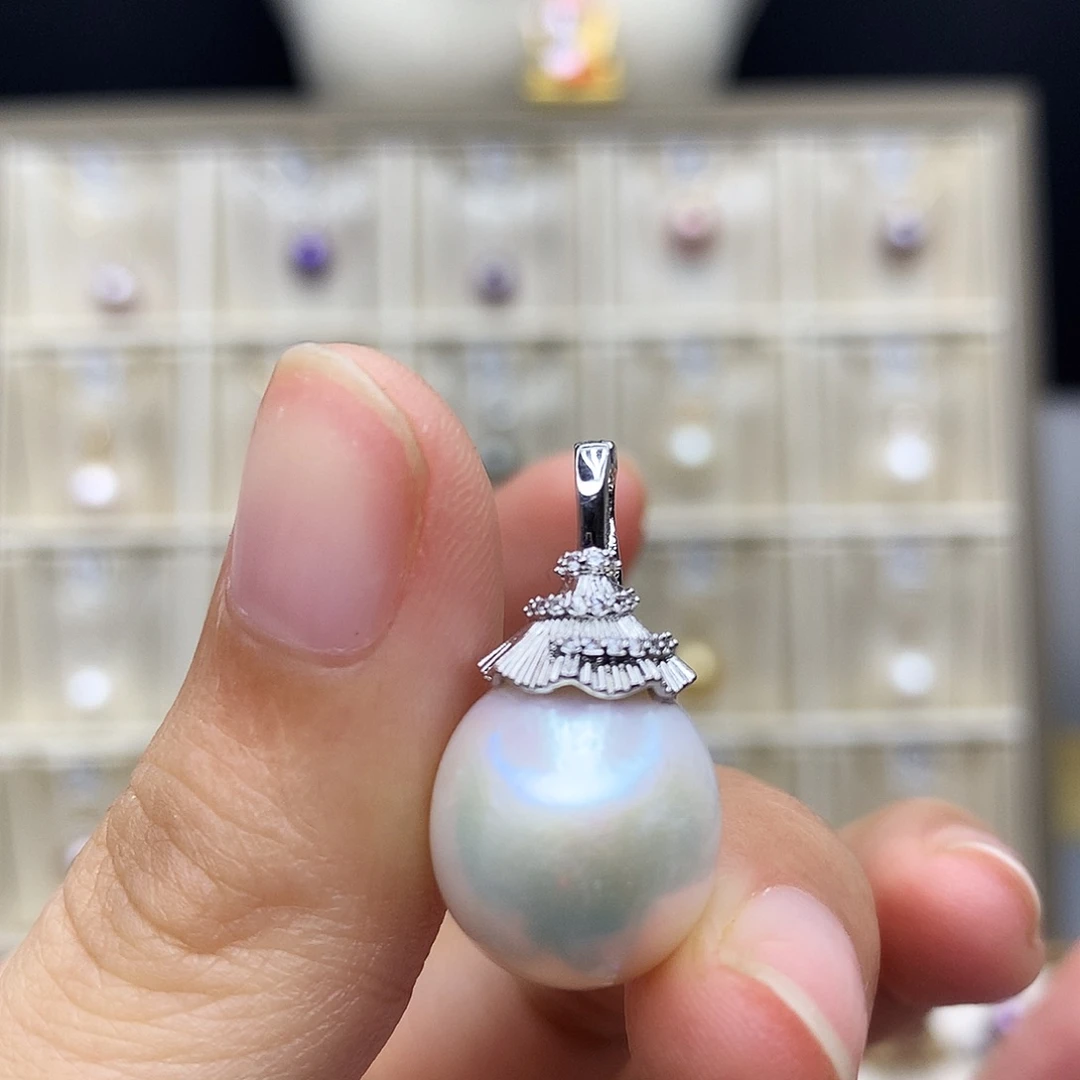 颈饰淡水珍珠合金