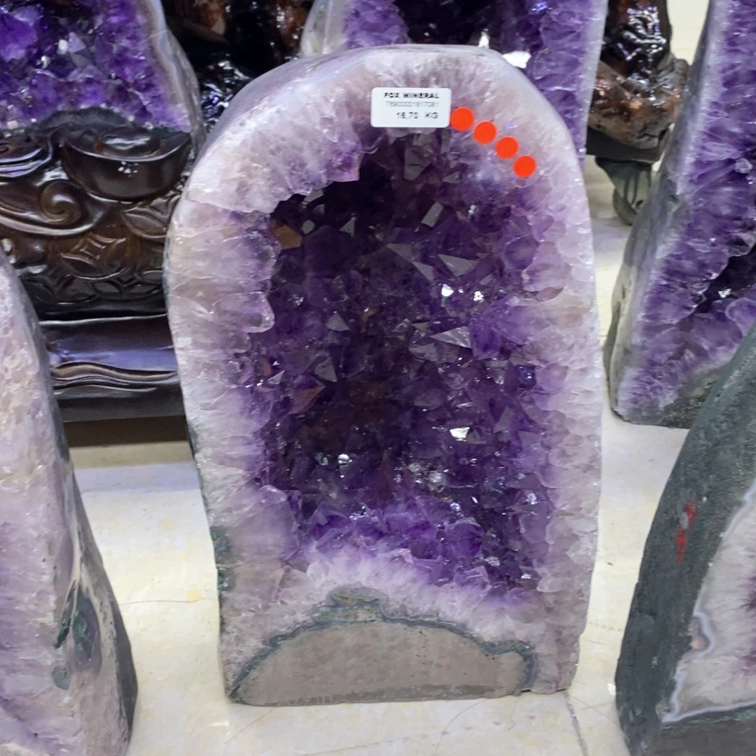 紫晶摆件未镶嵌莹