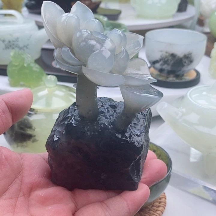 岫玉四大名玉摆件未镶嵌