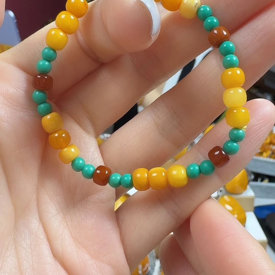 蜜蜡未镶嵌手链手串