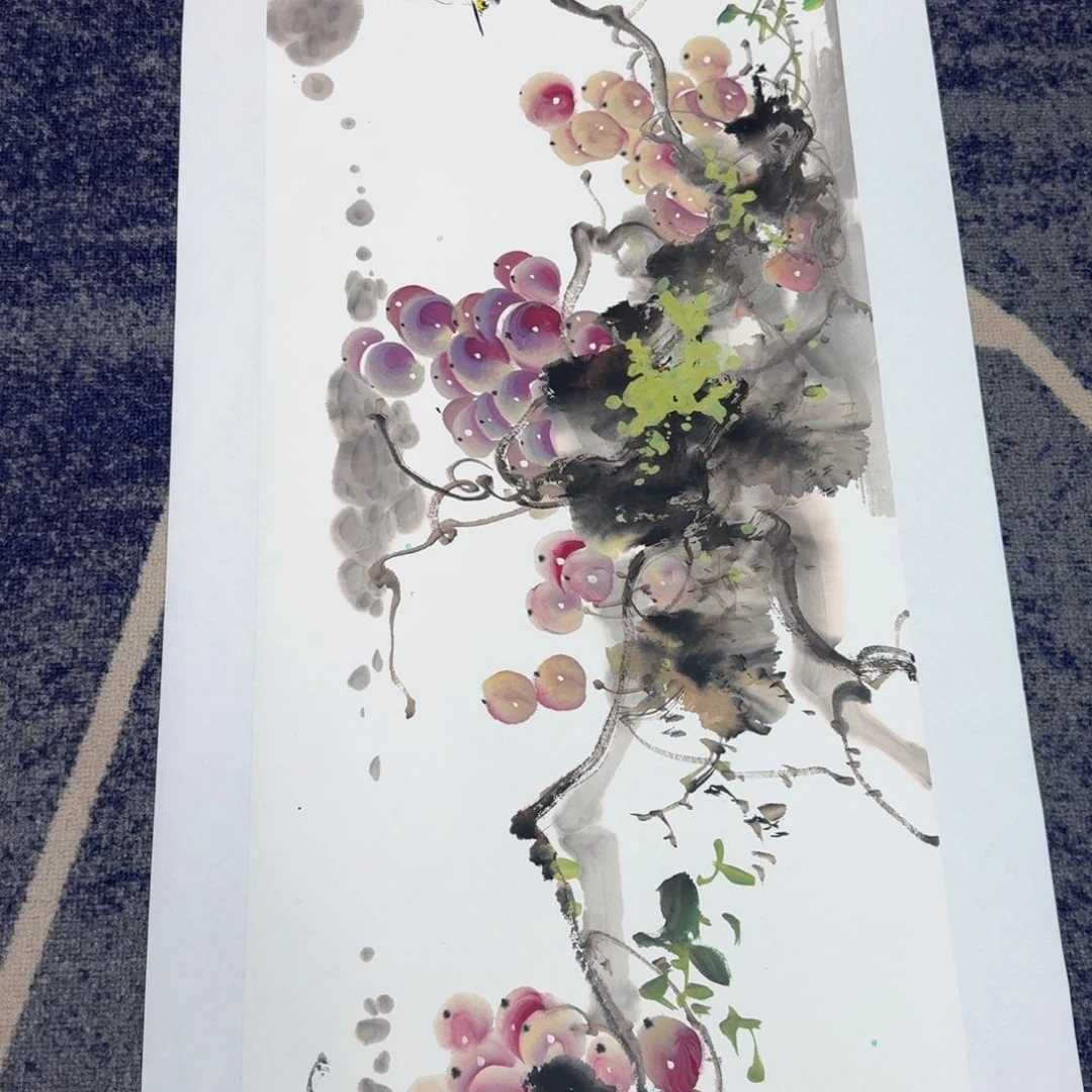 国画国画作品山水花鸟纯手绘
