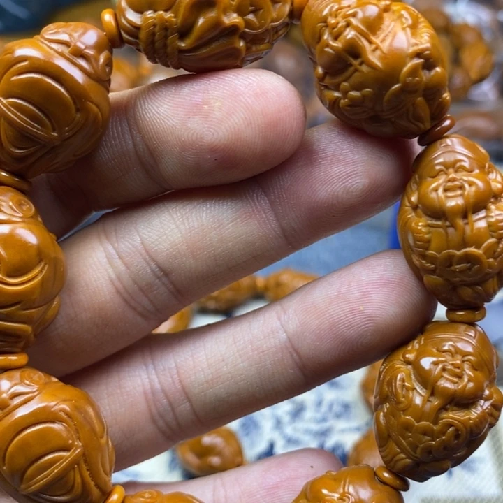 橄榄核手串/手链橄榄核雕工艺手串